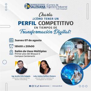 Afiche Como tener un perfil Competitivo en tiempos de Transformación Digital
